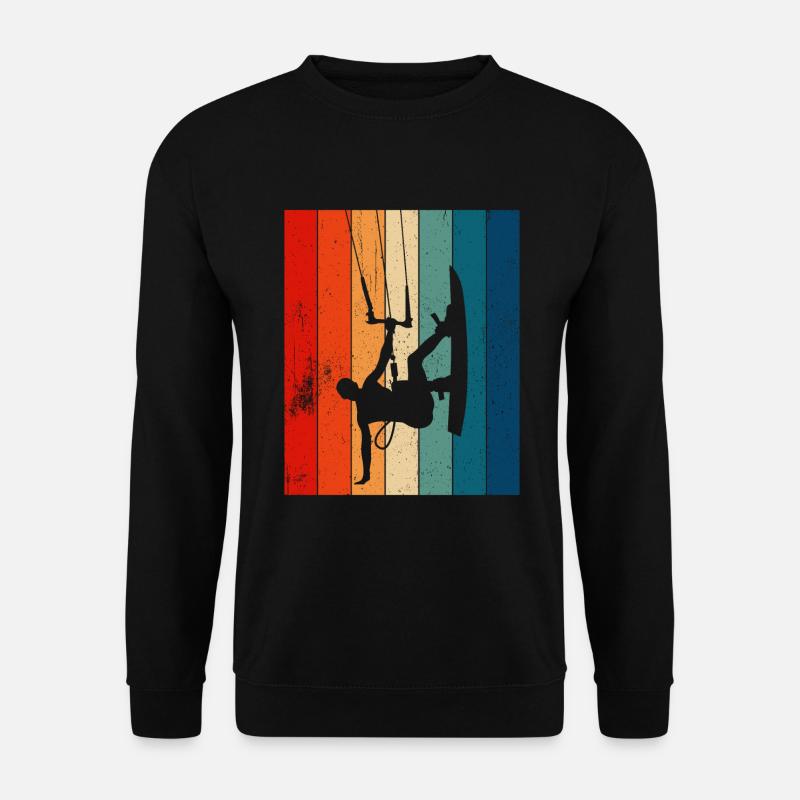 Kiteboarding Kitesurfer Kitesurfing Kiteboarder - Unisex Sweatshirt - black