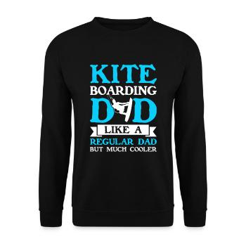 Kiteboarding Kitesurfer Kitesurfing Kiteboarder - Unisex Sweatshirt - black - Front - Alina (178cm) & Michal (187cm)