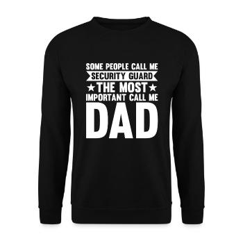 Security Clothing Security Accessories - Unisex Sweatshirt - black - Front - Alina (178cm) & Michal (187cm)