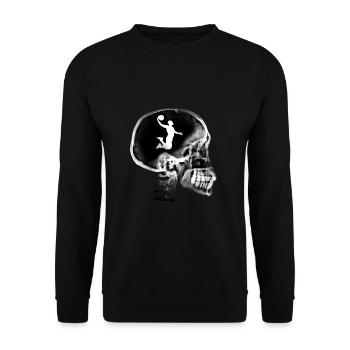 cadeau basketball amateur humour passion - Sweat-shirt Unisexe - noir - Devant - Alina (178cm) & Michal (187cm)