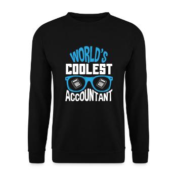 Drôle de cadeau comptable de conseiller fiscal - Sweat-shirt Unisexe - noir - Devant - Alina (178cm) & Michal (187cm)