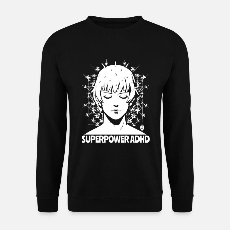 ADHS ist meine Superkraft - Unisex Pullover - Schwarz