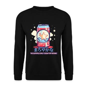 La canette de boisson gazeuse « Girls Only » - Sweat-shirt Unisexe - noir - Devant - Alina (178cm) & Michal (187cm)