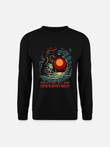 Welcome to the Underworld - Unisex Sweatshirt - black