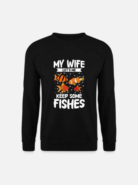 Aquaristics, Fish farming, Aquarists - Unisex Sweatshirt - black