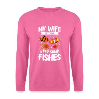 Aquaristics, Fish farming, Aquarists - Unisex Sweatshirt - pink - Front