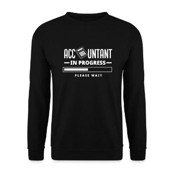 Drôle de cadeau comptable de conseiller fiscal - Sweat-shirt Unisexe - noir - Devant - Alina (178cm) & Michal (187cm)