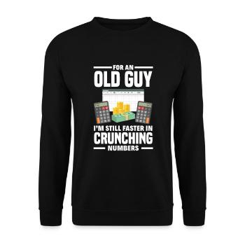 Drôle de cadeau comptable de conseiller fiscal - Sweat-shirt Unisexe - noir - Devant - Alina (178cm) & Michal (187cm)