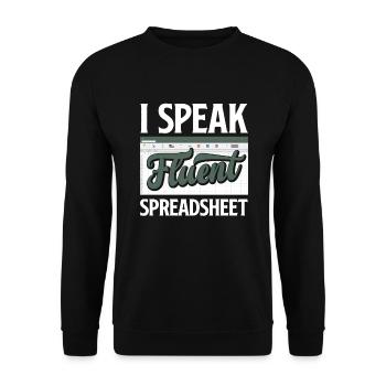 Drôle de cadeau comptable de conseiller fiscal - Sweat-shirt Unisexe - noir - Devant - Alina (178cm) & Michal (187cm)