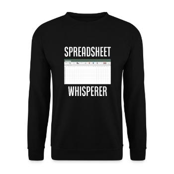 Drôle de cadeau comptable de conseiller fiscal - Sweat-shirt Unisexe - noir - Devant - Alina (178cm) & Michal (187cm)