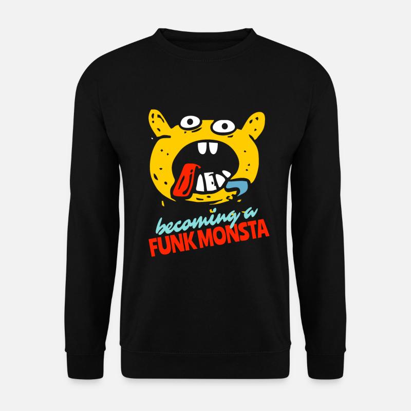 Zum Funk musik monster werden - Unisex Pullover - Schwarz