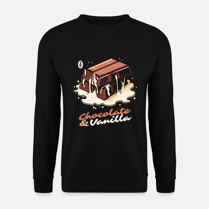 Schokolade und Vanille - Unisex Pullover - Schwarz