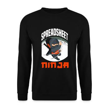 Funny Tax Advisor Accountant Gift - Unisex Sweatshirt - black - Front - Alina (178cm) & Michal (187cm)