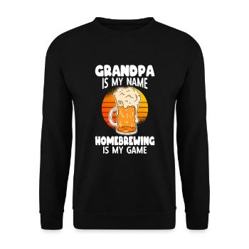 Bière Brassage Amateur Bière Be - Sweat-shirt Unisexe - noir - Devant - Alina (178cm) & Michal (187cm)