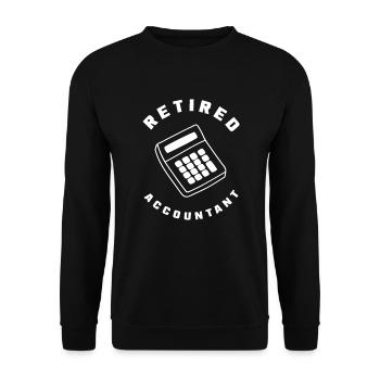 Drôle de cadeau comptable de conseiller fiscal - Sweat-shirt Unisexe - noir - Devant - Alina (178cm) & Michal (187cm)