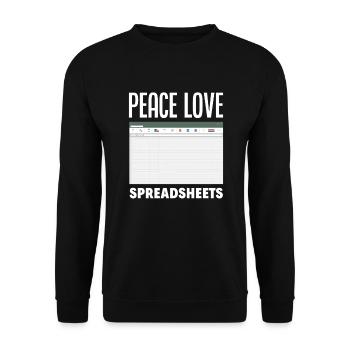 Drôle de cadeau comptable de conseiller fiscal - Sweat-shirt Unisexe - noir - Devant - Alina (178cm) & Michal (187cm)