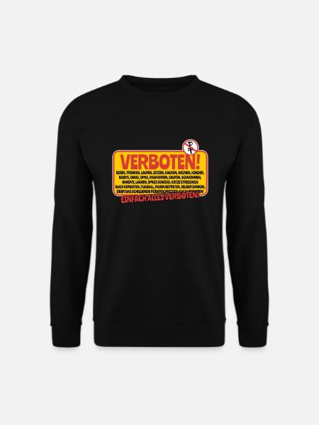 Spaß verboten - Unisex Pullover - Schwarz