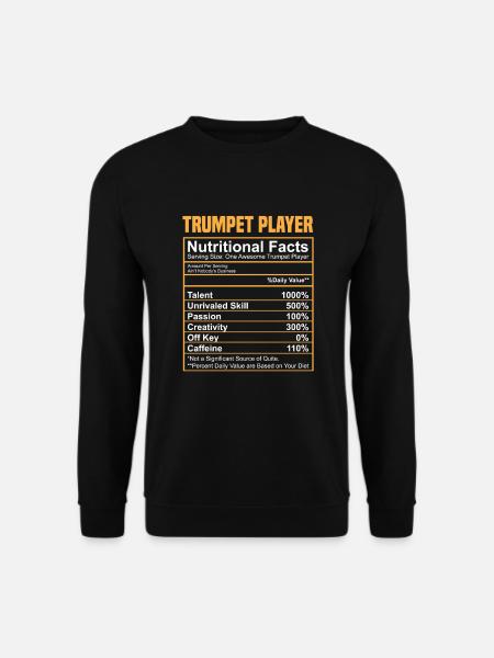 Trompete Trompeter Trompeten Spieler - Unisex Pullover - Schwarz