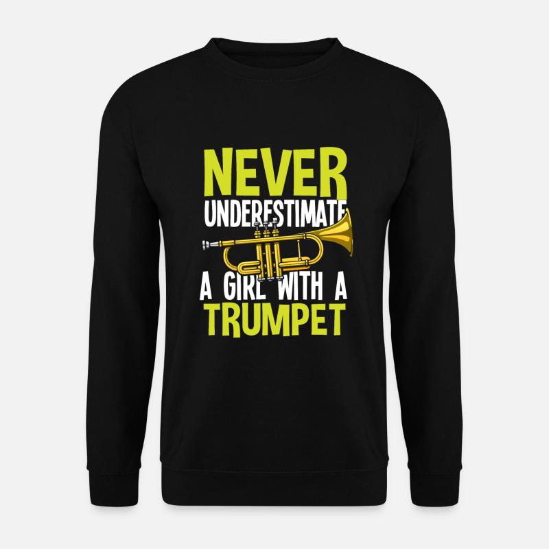 Trompete Trompeter Trompeten Spieler - Unisex Pullover - Schwarz