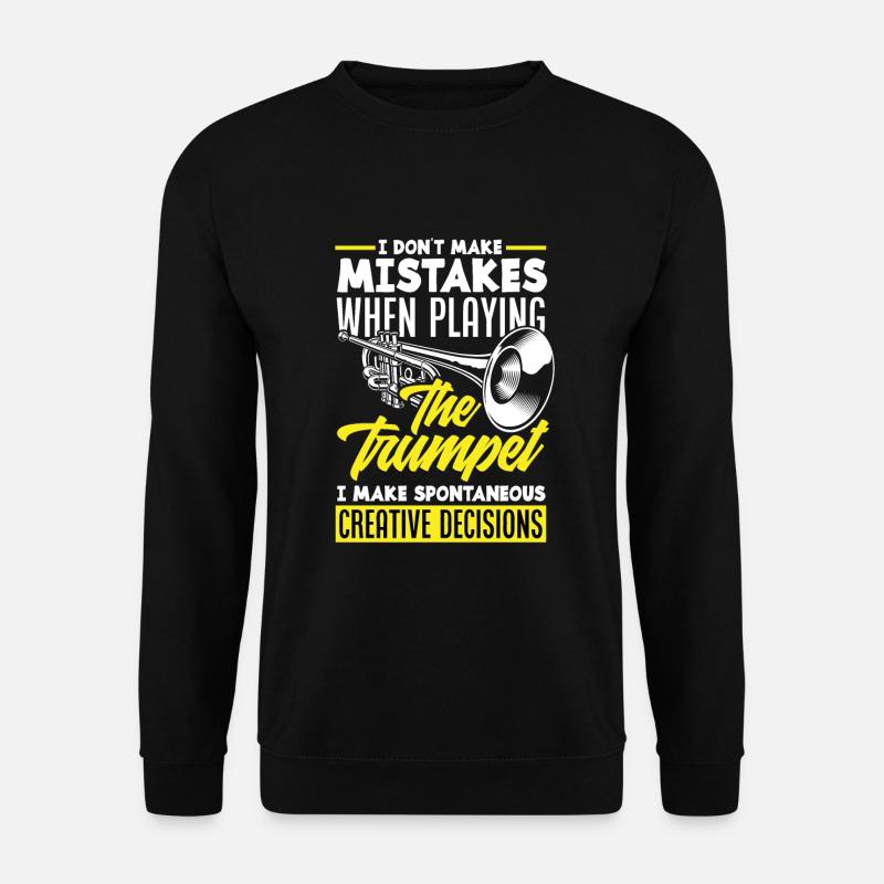 Trompete Trompeter Trompeten Spieler - Unisex Pullover - Schwarz