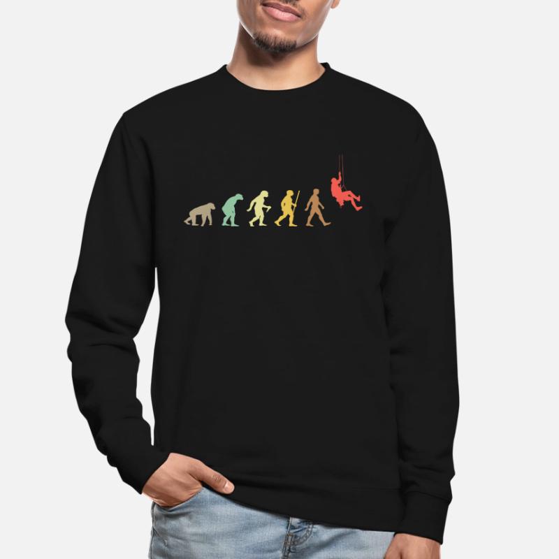 Klettern Retro Klettern Evolution Climber Unisex Pullover