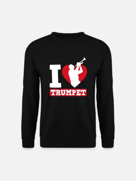 Trompete Trompeter Trompeten Spieler - Unisex Pullover - Schwarz