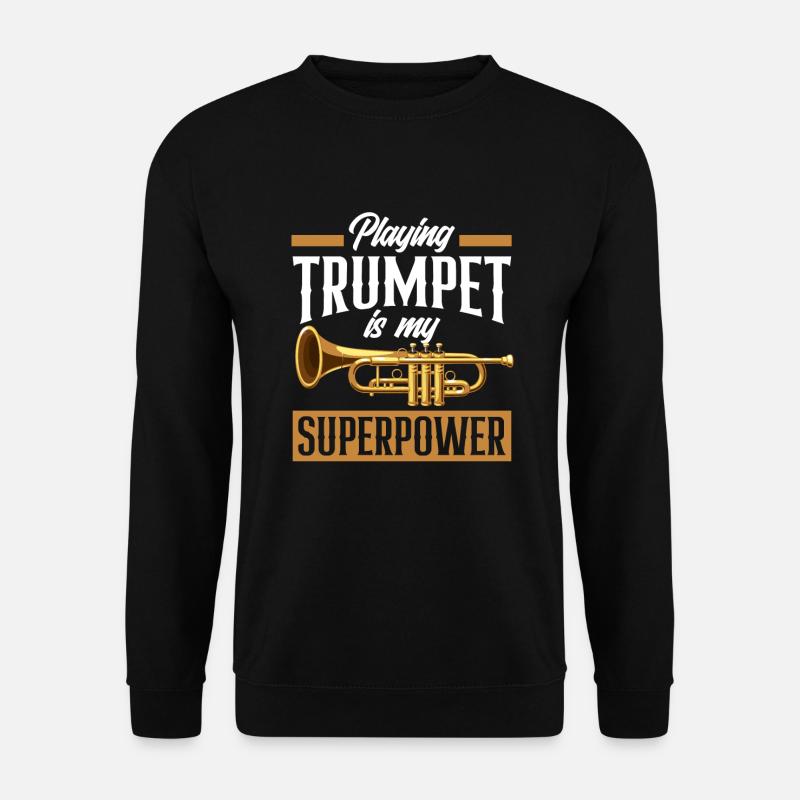 Trompete Trompeter Trompeten Spieler - Unisex Pullover - Schwarz