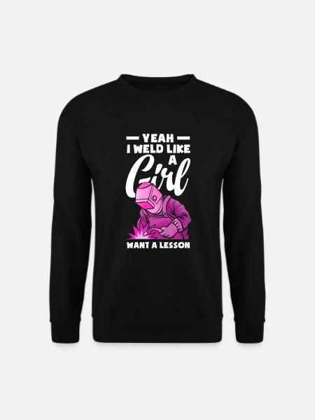Funny Welder Gift - Unisex Sweatshirt - black
