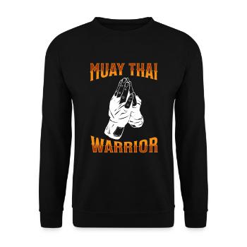 Muay Thaï Boxe Muay Thaï - Sweat-shirt Unisexe - noir - Devant - Alina (178cm) & Michal (187cm)