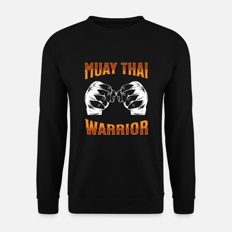 Muay Thai Boxing Muay Thai - Unisex Pullover - Schwarz