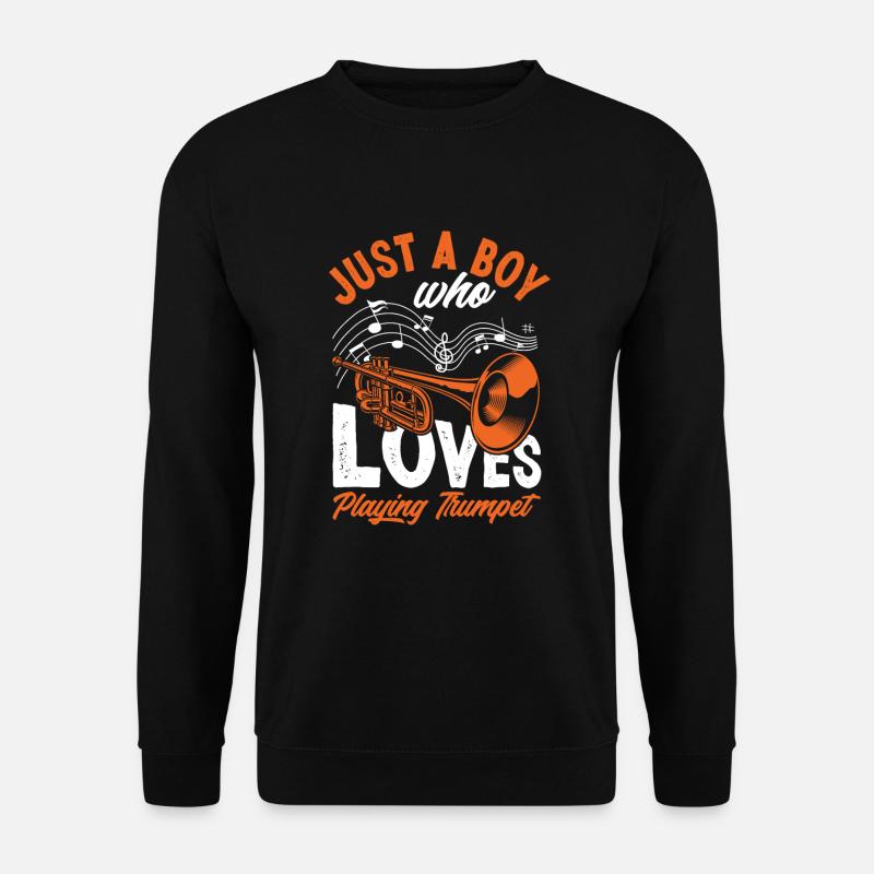 Trompete Trompeter Trompeten Spieler - Unisex Pullover - Schwarz