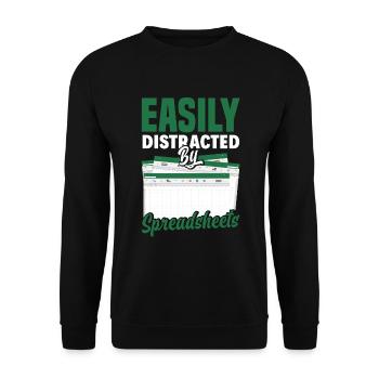 Drôle de cadeau comptable de conseiller fiscal - Sweat-shirt Unisexe - noir - Devant - Alina (178cm) & Michal (187cm)
