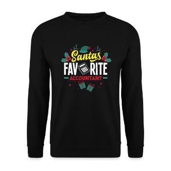 Drôle de cadeau comptable de conseiller fiscal - Sweat-shirt Unisexe - noir - Devant - Alina (178cm) & Michal (187cm)