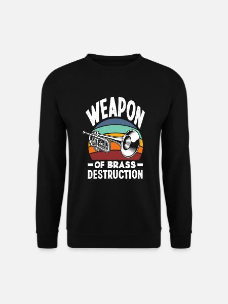 Trompete Trompeter Trompeten Spieler - Unisex Pullover - Schwarz
