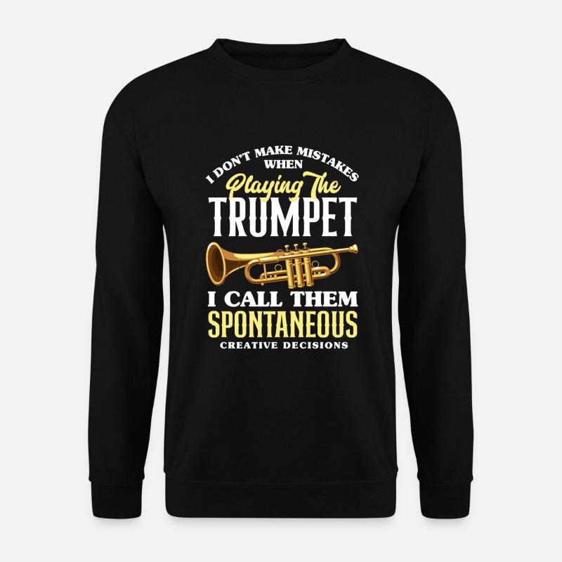 Trompete Trompeter Trompeten Spieler - Unisex Pullover - Schwarz