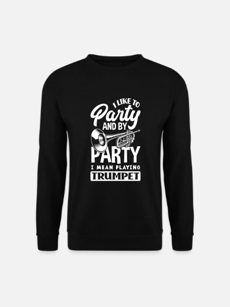 Trompete Trompeter Trompeten Spieler - Unisex Pullover - Schwarz