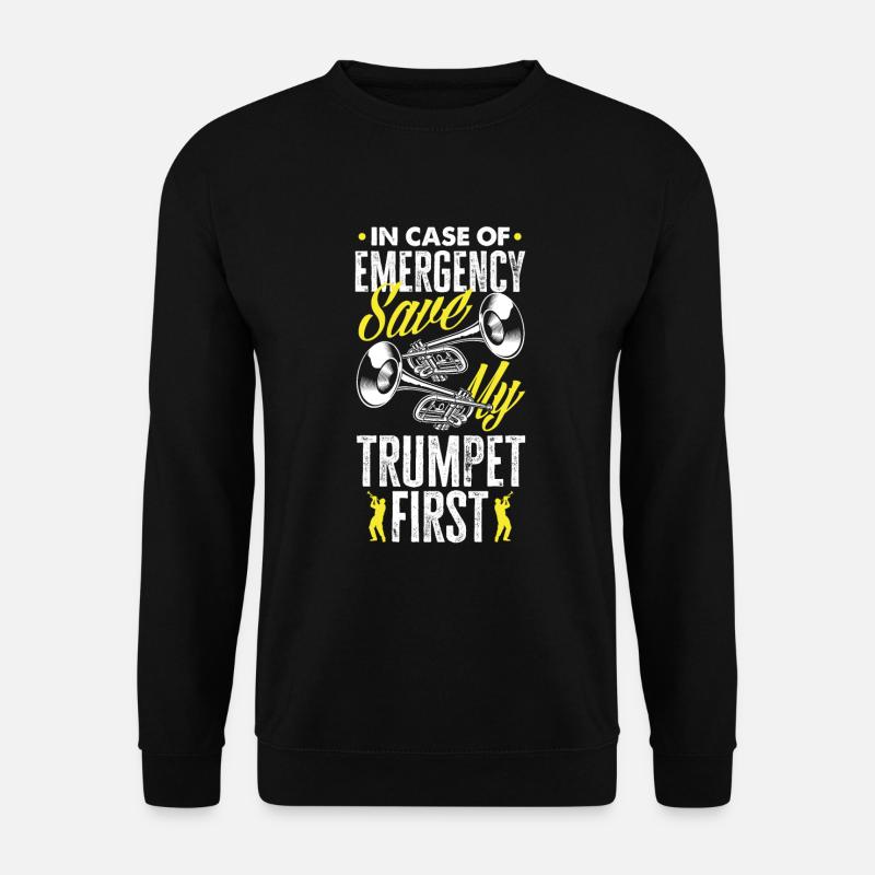 Trompete Trompeter Trompeten Spieler - Unisex Pullover - Schwarz