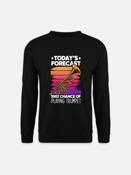 Trompete Trompeter Trompeten Spieler - Unisex Pullover - Schwarz