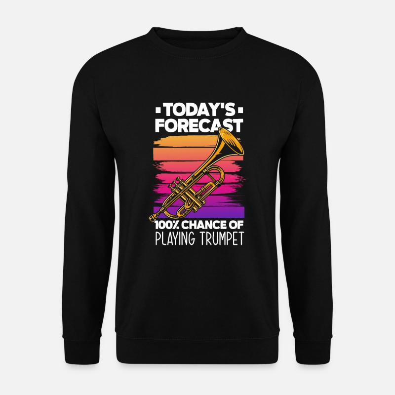 Trompete Trompeter Trompeten Spieler - Unisex Pullover - Schwarz