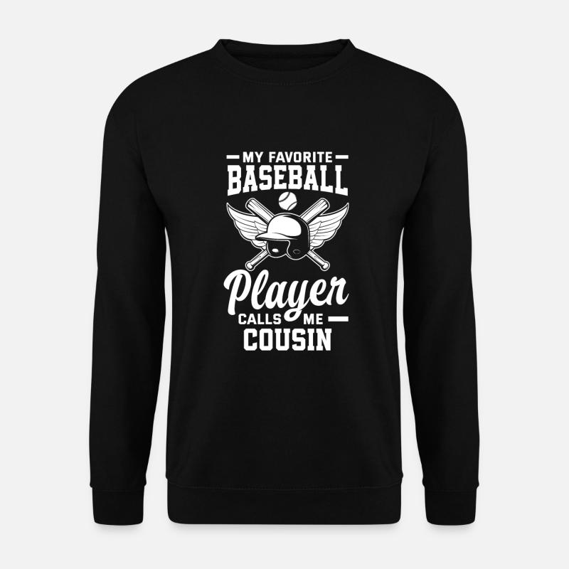 Lustiger Baseball - Unisex Pullover - Schwarz