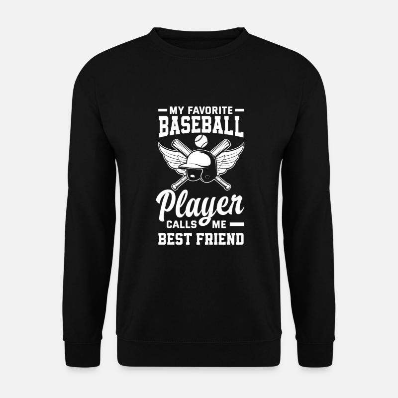 Drôle de baseball - Sweat-shirt Unisexe - noir