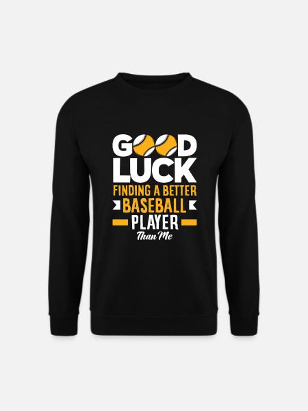 Lustiger Baseball - Unisex Pullover - Schwarz