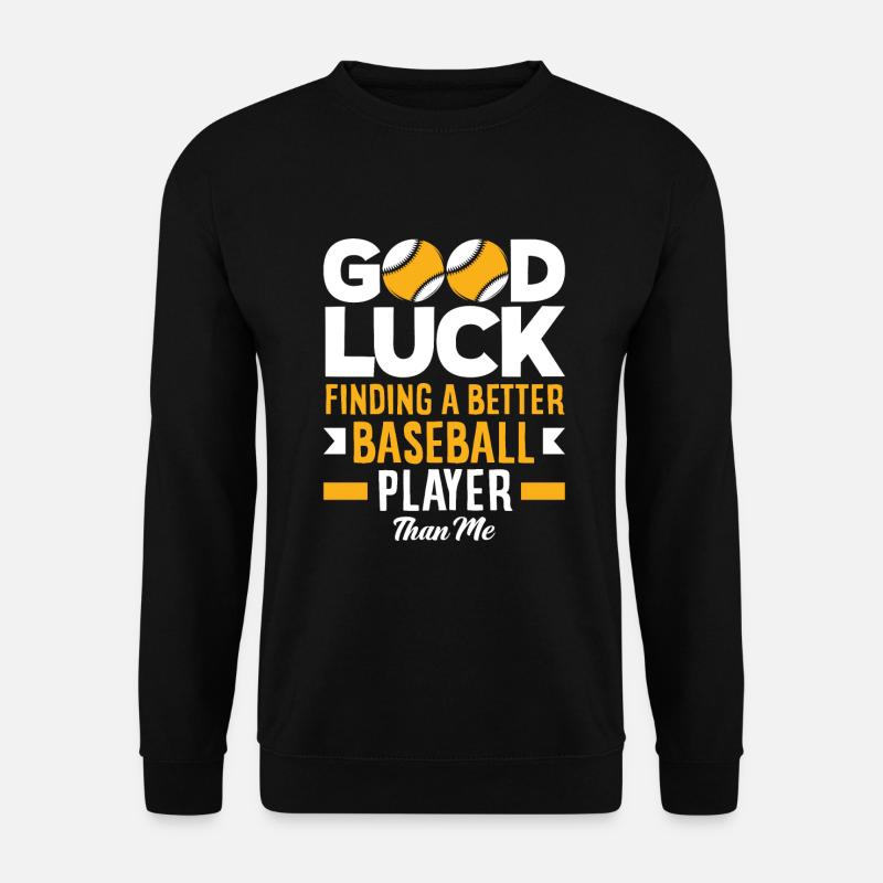 Funny Baseball - Unisex Sweatshirt - black