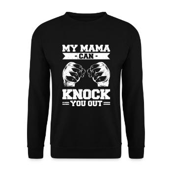Kickboxen Kickboxer Kickboxing - Sweat-shirt Unisexe - noir - Devant - Alina (178cm) & Michal (187cm)