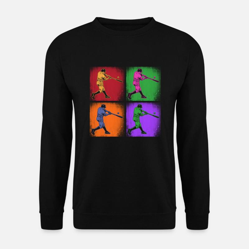 Funny Baseball - Unisex Sweatshirt - black