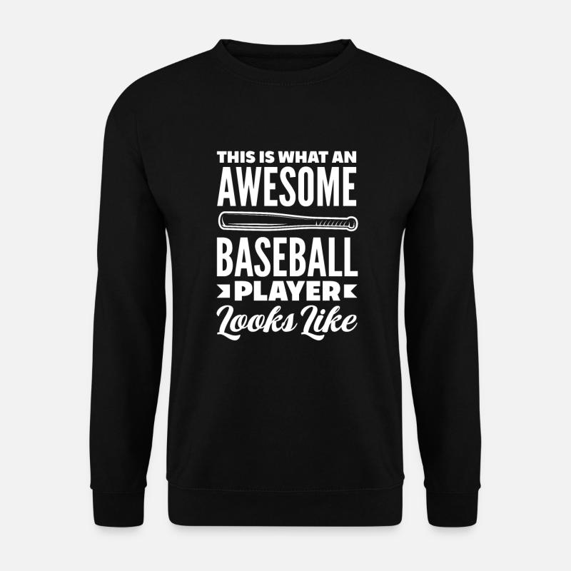 Drôle de baseball - Sweat-shirt Unisexe - noir