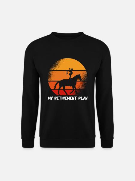 Voltigieren Reiten Dressurreiten - Unisex Pullover - Schwarz