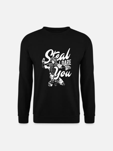 Lustiger Baseball - Unisex Pullover - Schwarz