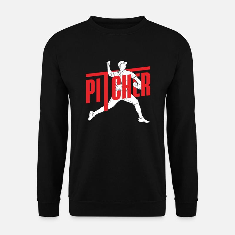 Lustiger Baseball - Unisex Pullover - Schwarz