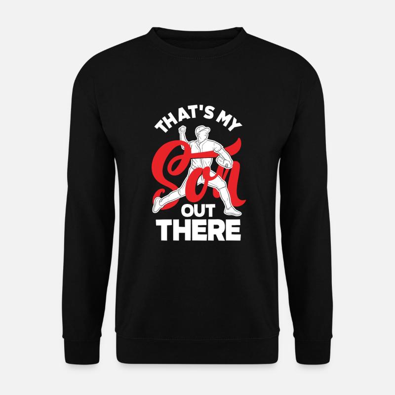 Lustiger Baseball - Unisex Pullover - Schwarz